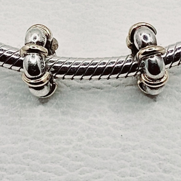 Authentic Pandora Spacers with 14k Gold - Picture 3 of 5